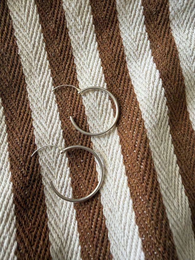 Pendientes Aro Plata de Ley 925