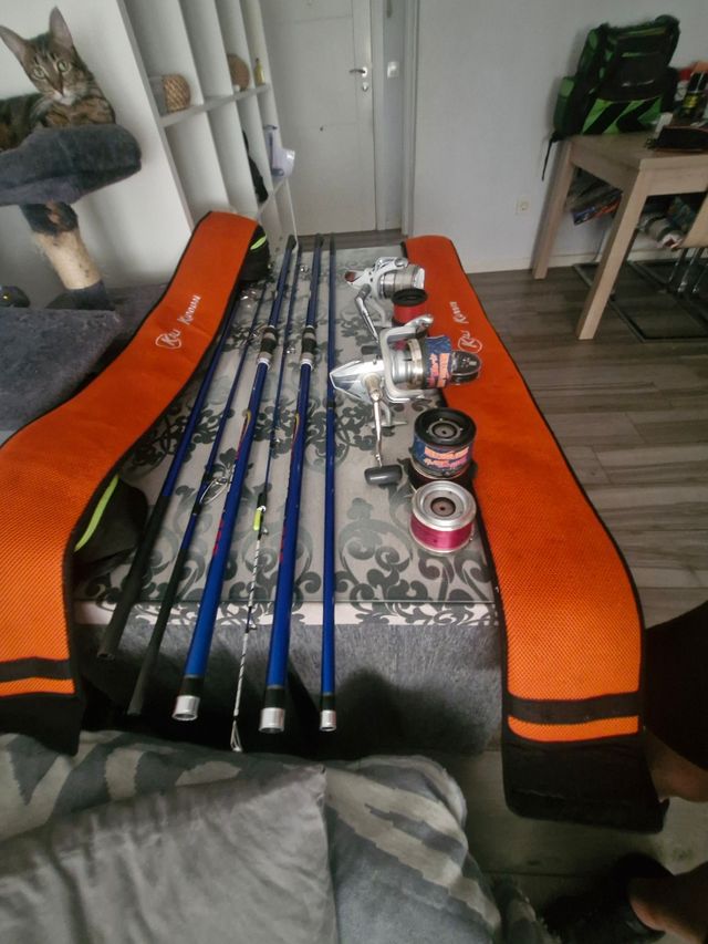 Equipo de pesca surfcasting