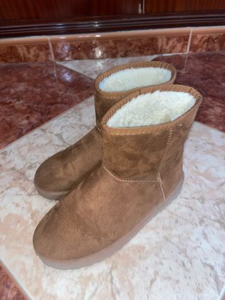 Botas marrones de invierno