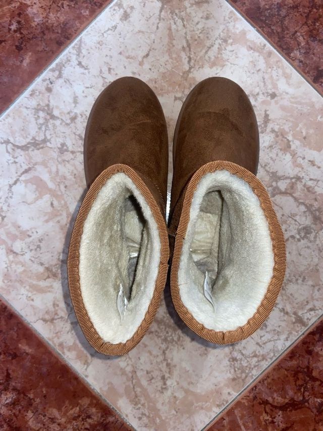 Botas marrones de invierno