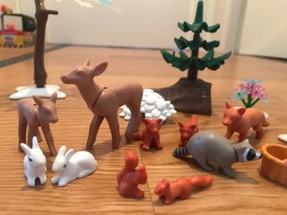 CALENDARIO ADVIENTO Navidad bosque de nieve 