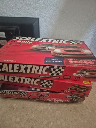 Lote Scalextric Completos y Antiguos