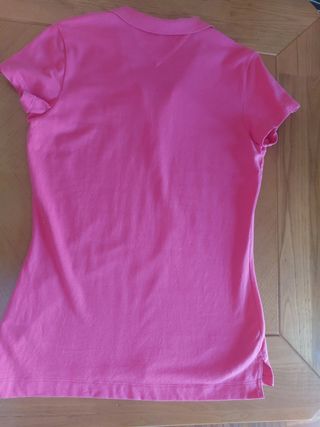 Polo Tommy Hilfiger rosa chica