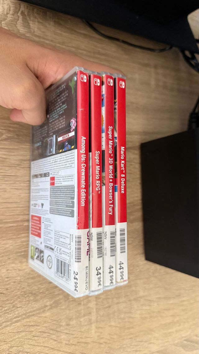Pack 4 Juegos Nintendo Switch: Mario & Among Us