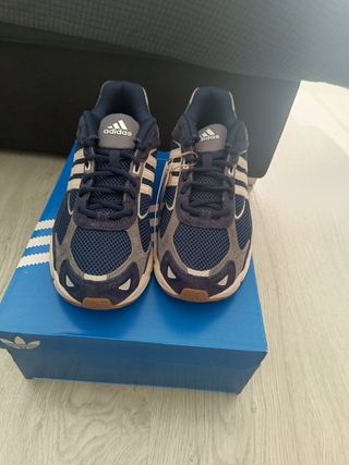 Zapatillas Adidas Deportivas Azul/Gris