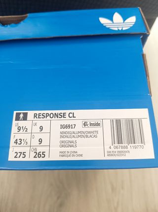 Zapatillas Adidas Deportivas Azul/Gris