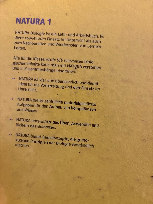 Natura Biologie / Schülerbuch 5./6. Schuljahr. ...