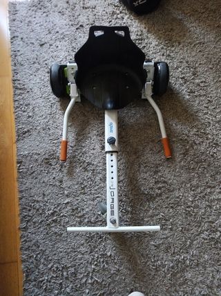 Hoverboard con asiento y palo para ir de pie