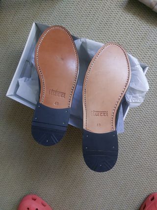 Zapatos clásicos con cordones piel