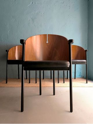 4 sillas diseño italiano - Vintage 80s