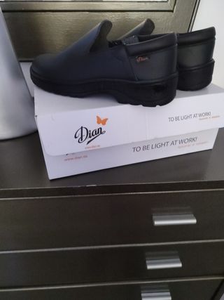 Zapatos de trabajo Dian negros