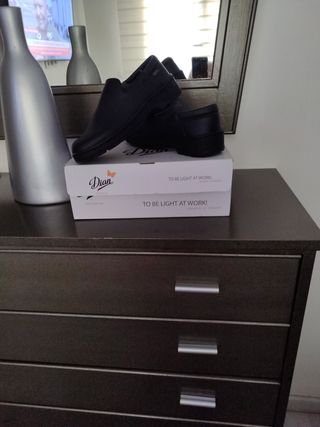 Zapatos de trabajo Dian negros