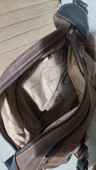 Bolso Piel Lopez Moreno Marrón