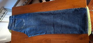 Pantalón vaquero ancho mujer