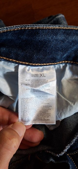 Pantalón vaquero ancho mujer