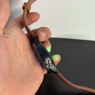 Garmin Vivoactive 4 Correa Cuero Negra