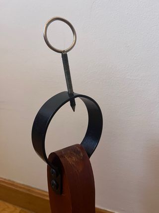 Soporte jamonero Huelva nogal góndola