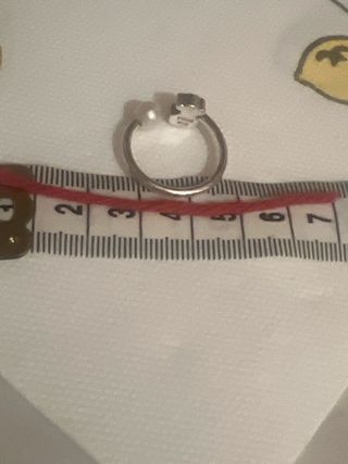 Anillo Tous Oso y Perla Ajustable
