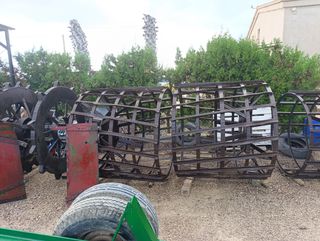 Lote de fangueo, carro, ruedas, abonador