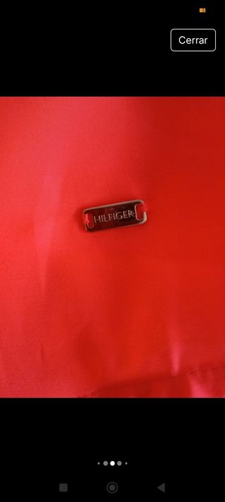Blusa coral sin mangas Tommy Hilfiger Talla S