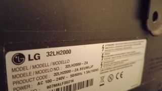 TV LG 32 Pulgadas Negra