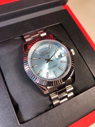 Seiko Mod - DayDate Azul “Ice Blue”