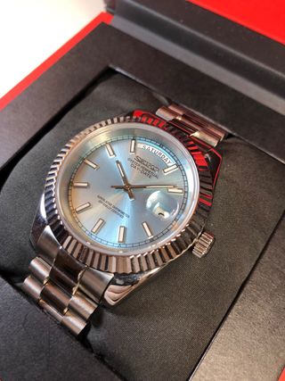 Seiko Mod - DayDate Azul “Ice Blue”