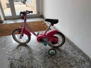 Bicicleta infantil rosa