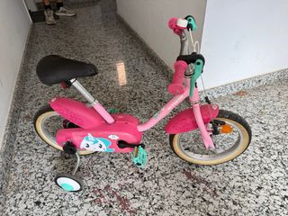 Bicicleta infantil rosa