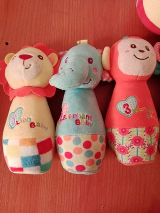 Lote peluches bebé animales - juguete 