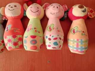 Lote peluches bebé animales - juguete 