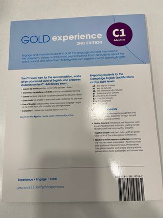 Gold Experience C1 pack 2nd edition nuevos
