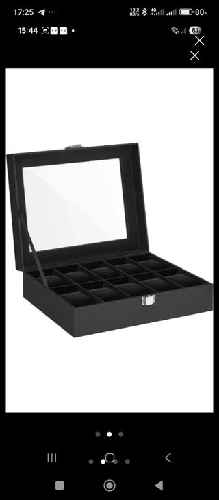 Estuche porta relojes