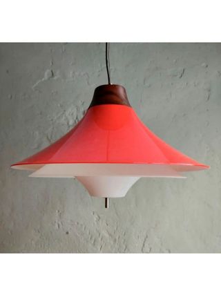 Gran lámpara metacrilato diseño - Vintage 70s