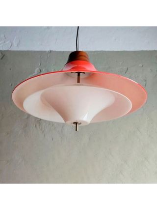 Gran lámpara metacrilato diseño - Vintage 70s
