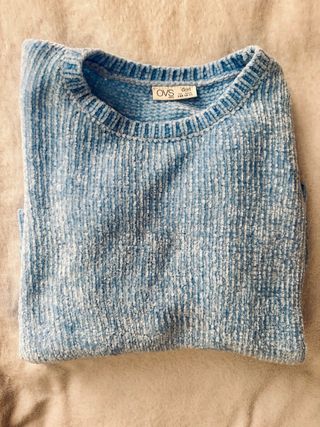 Maglione bambina OVS azzurro