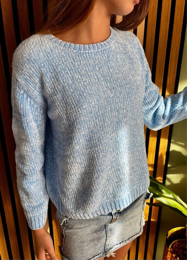 Maglione bambina OVS azzurro