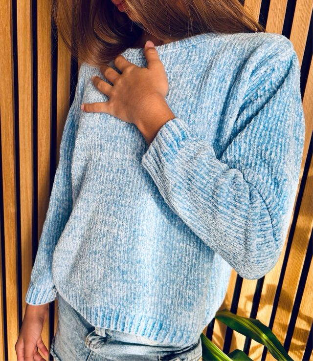 Maglione bambina OVS azzurro
