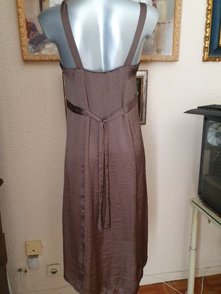 Vestido marrón Scalper