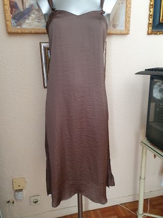 Vestido marrón Scalper