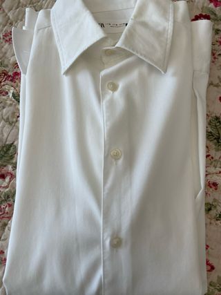 Camisa Zara Blanca Talla M