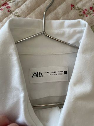 Camisa Zara Blanca Talla M