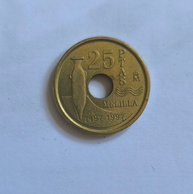 SE ESCUCHAN OFERTAS
Moneda 25 Pesetas Melilla 149