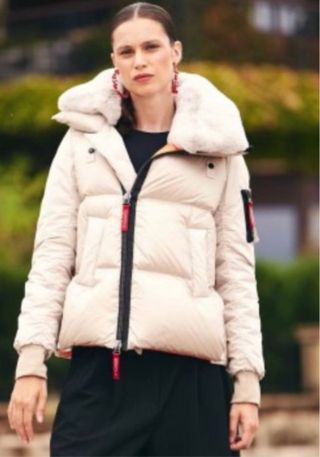 Cazadora plumífero Dichi beige T.L