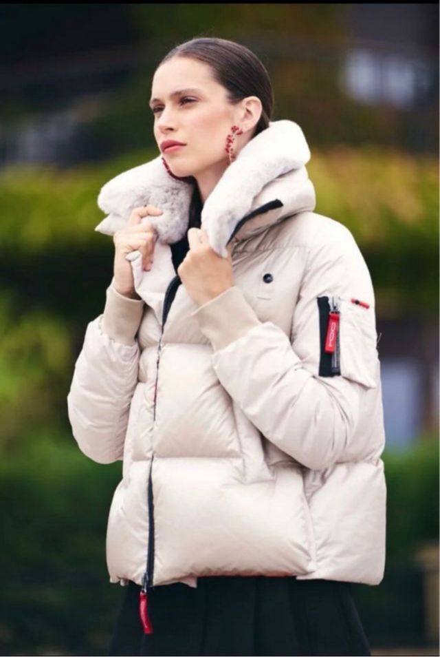 Cazadora plumífero Dichi beige T.L