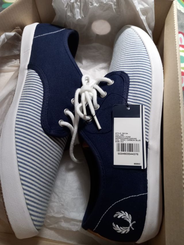 Zapatillas Fred Perry Carbon Blue Talla 42.5