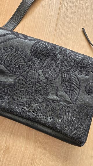 Bolso bandolera Desigual negro
