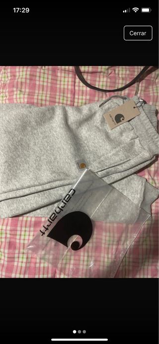 Pantalón Chandal Carhartt Gris