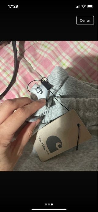 Pantalón Chandal Carhartt Gris