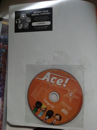 Libro Inglés Ace! 4 Class Book + CD